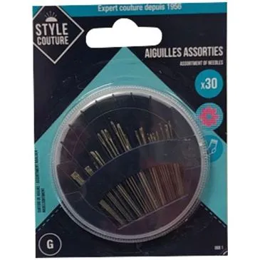 Aiguilles assorties x30 - STYLE COUTURE