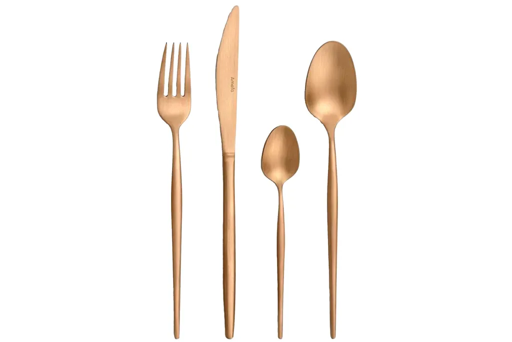 Amefa Soprano 1114 Copper, ménagère de 16 pièces