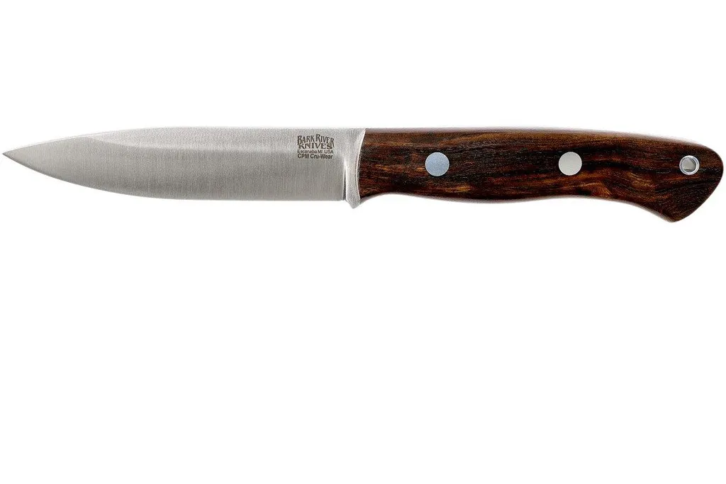 Bark River Aurora CPM Cru-Wear, Desert Ironwood, couteau bushraft