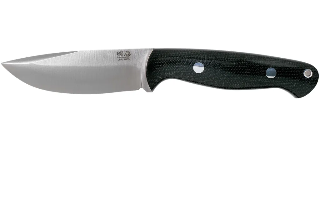 Bark River North Country EDC 2 CPM S45VN Black Canvas Micarta couteau fixe