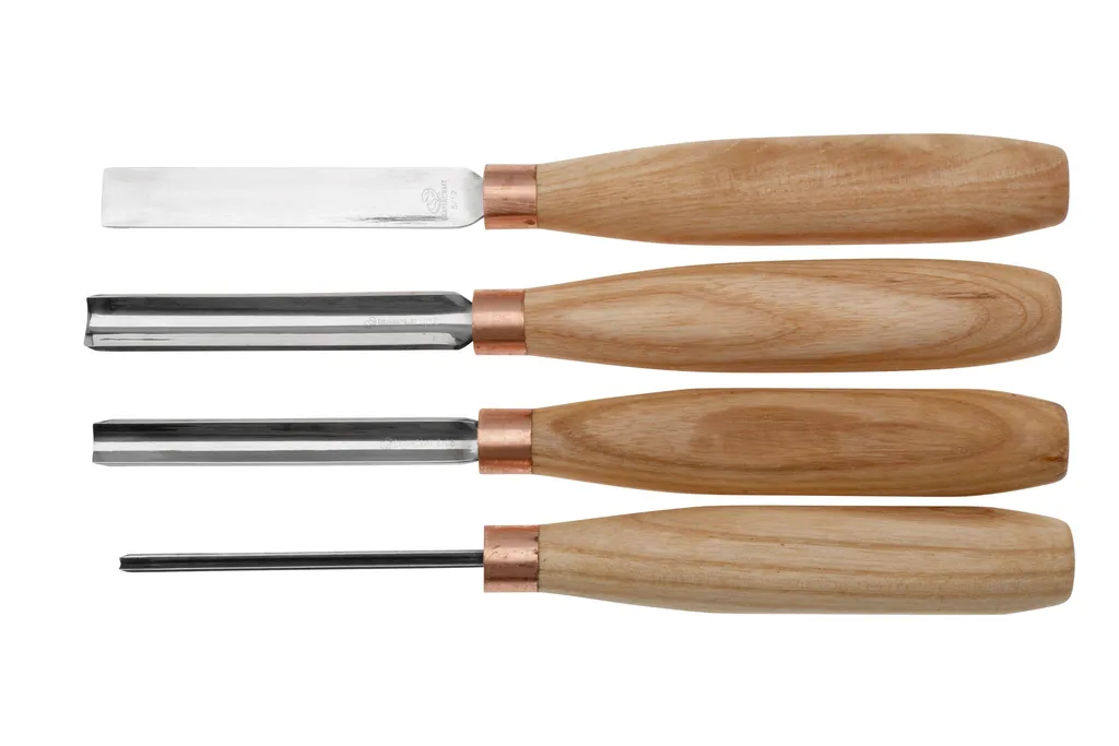 BeaverCraft SC02 Wood Carving Gouge Set, set de gouges