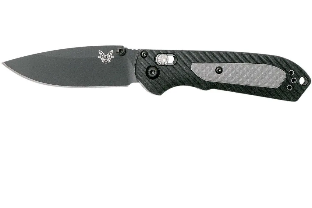 Benchmade 565BK Mini Freek couteau de poche, plain edge black blade