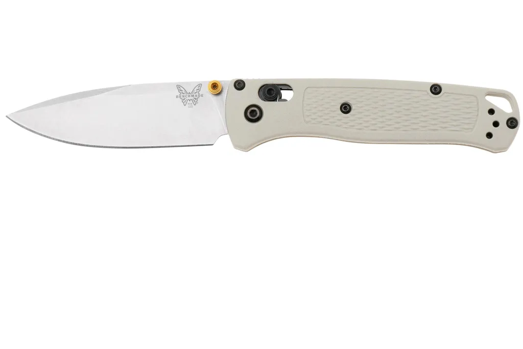 Benchmade Bugout 535-12 Stonewashed CPM S30V, Tan Grivory, couteau de poche