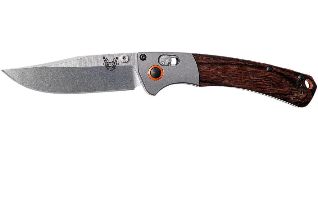 Benchmade Mini Crooked River 15085-2 couteau de chasse, bois