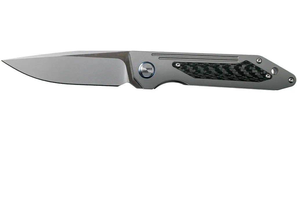 Bestech Shinkansen BT1803A Grey CF Inlay couteau de poche
