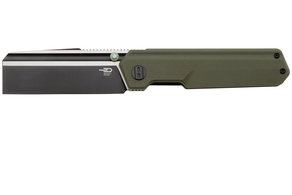 Bestech Tardis BG54C OD Green G10, couteau de poche, Ostap Hel design