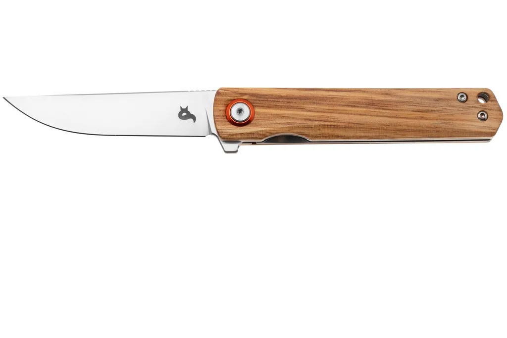 Black Fox Spear BF-783 Satin D2, Zebrawood, couteau de poche