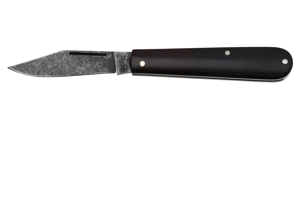 Böker Barlow Integral 111944 Blackwashed, Black Micarta, couteau de poche