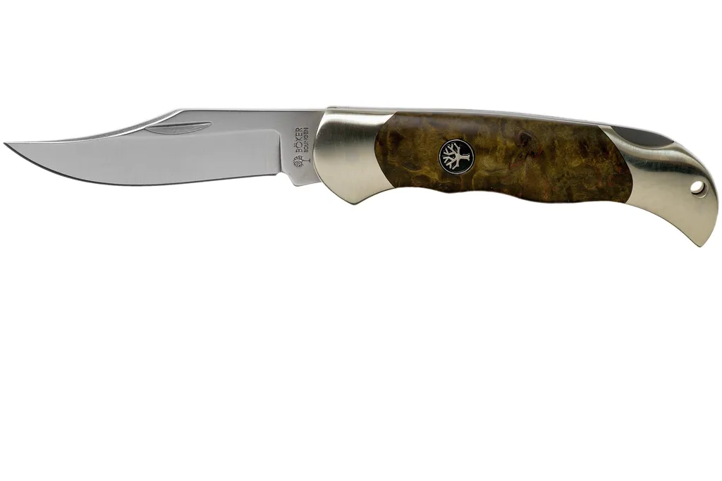 Böker Boy Scout Curly Birch Brown 117118, couteau de poche