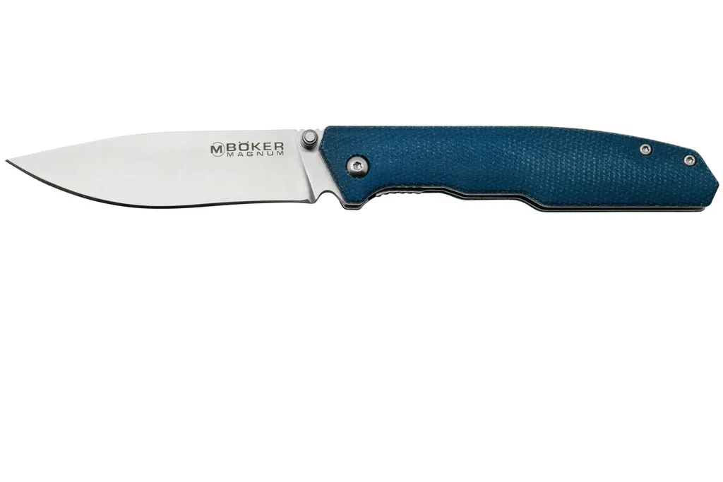 Böker Magnum Deep Blue Canvas 01SC714, couteau de poche