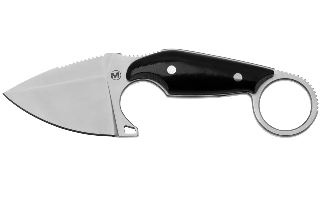 Böker Magnum Enki 02BM0001 Satin 440B, Black Micarta, couteau fixe, Engelbert Czaja design