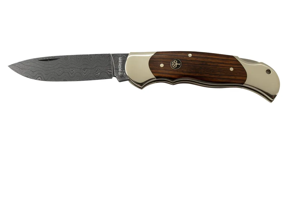 Böker Optima Limited Edition 110067DAM Desert Ironwood Coilbelt Damast, couteau de poche