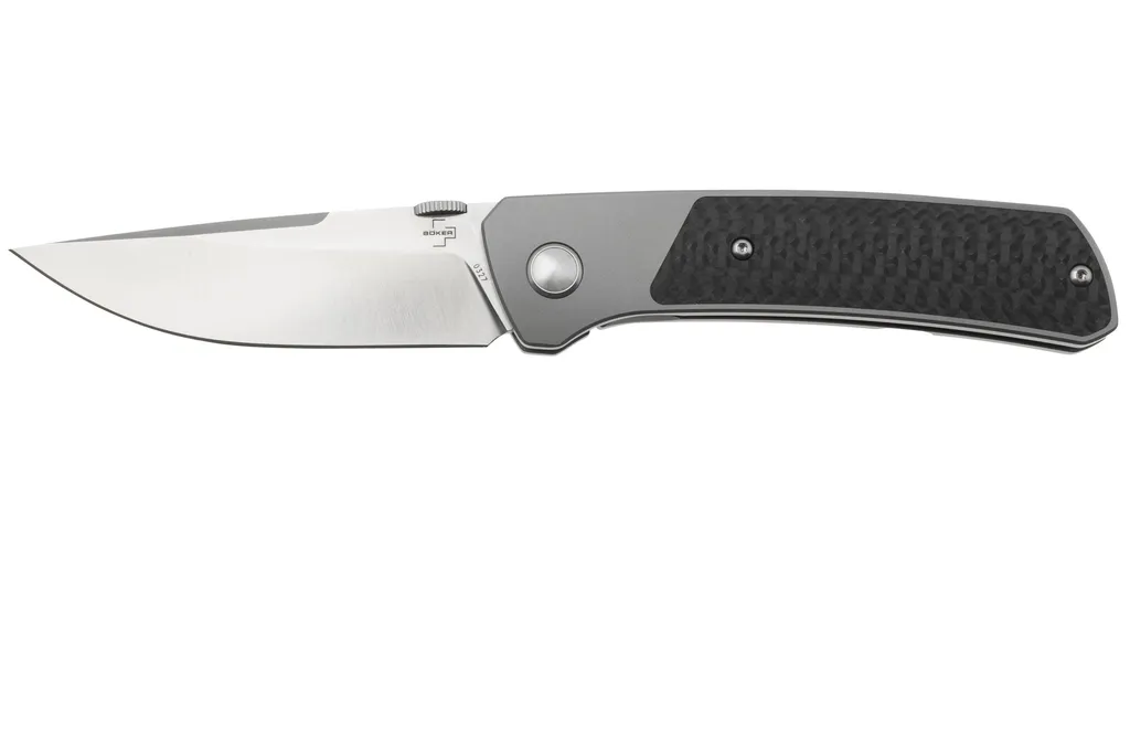 Böker Plus Conductor 01BO514, S35VN, Carbon Fiber, couteau de poche, Brian Efros design
