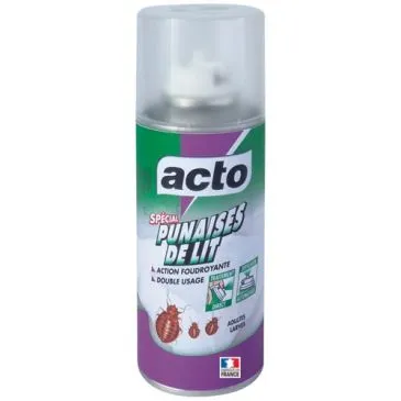 Bombe auto-diffusante punaises de lit - 125 mL  - ACTO
