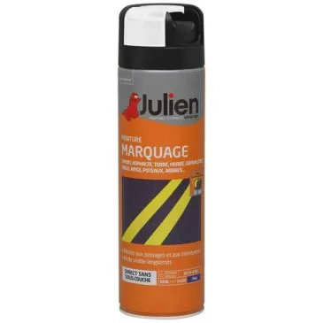 Bombe peinture Marquage 500 ml Blanc - JULIEN