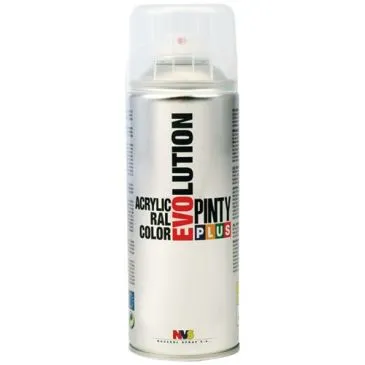 Bombe peinture - mate - noir RAL9005 - 400 mL - PINTY