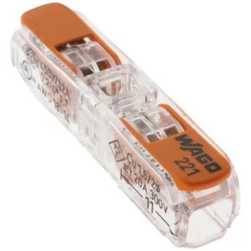 Bornes wago serie 221 inline sachet de 10 - WAGO