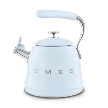 Bouilloire sifflante 2,3 L Bleu Azur - Années 50 - WKF01PB - SMEG