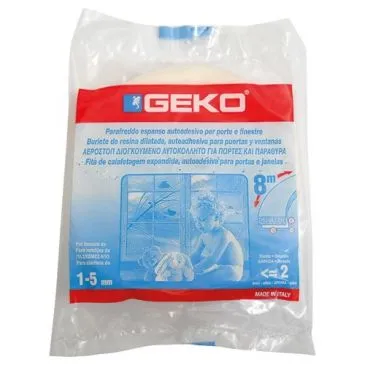 Bourrelet adhésif mousse polyuréthane blanc 25mmx6x8m - GEKO