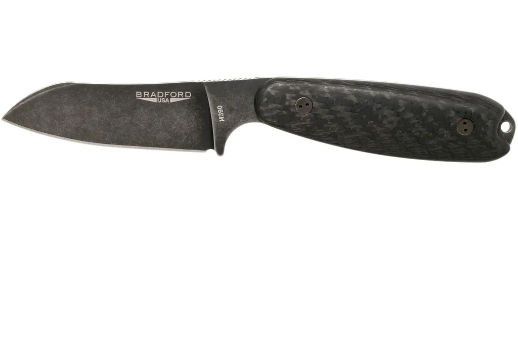 Bradford Guardian 3.5 Sheepsfoot 35SF-114N-M390 Nimbus Carbon Fiber 3D
