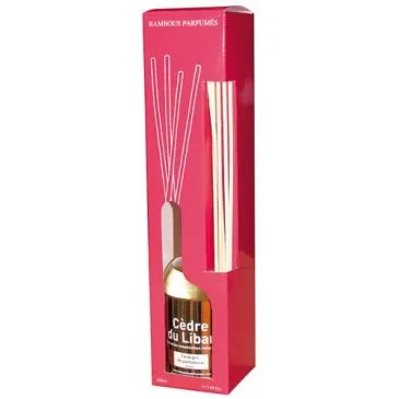 Brins de parfum bambou 100 ml cèdre du Liban - LAMPE DU PARFUMEUR