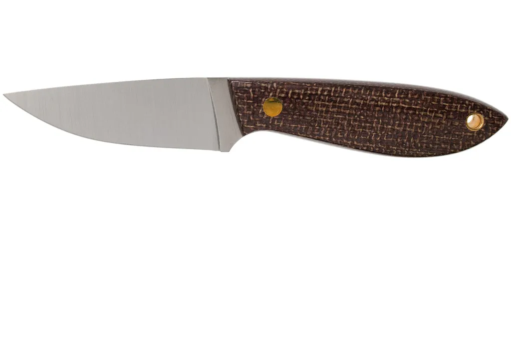 Brisa Bobtail 80, 036-L Flat Bison Micarta, couteau de chasse