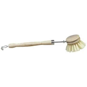 Brosse vaisselle bois ronde fibre naturelle - THOMAS