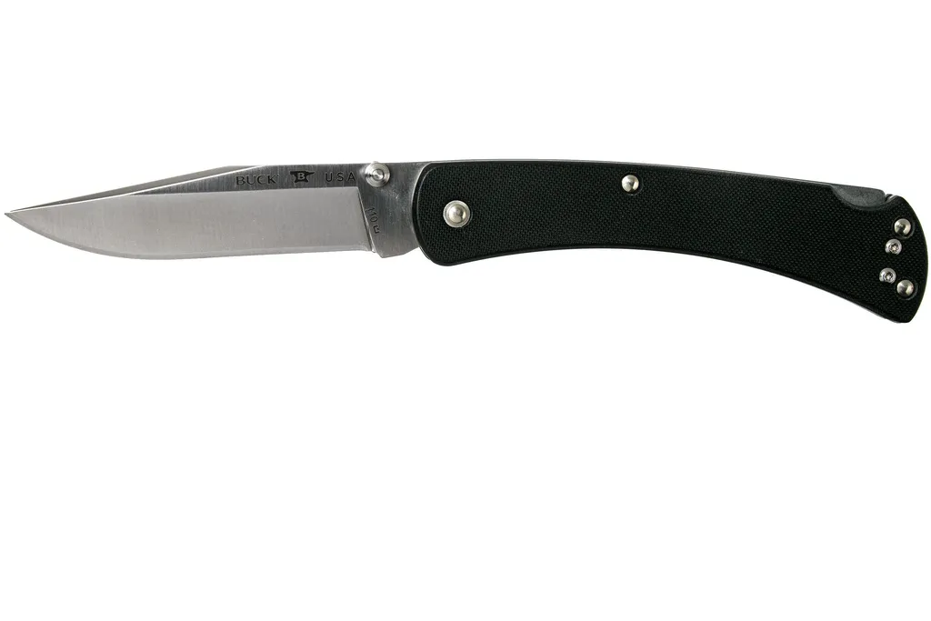 Buck 110 Slim Knife Pro Black G10 0110BKS4-B couteau de poche