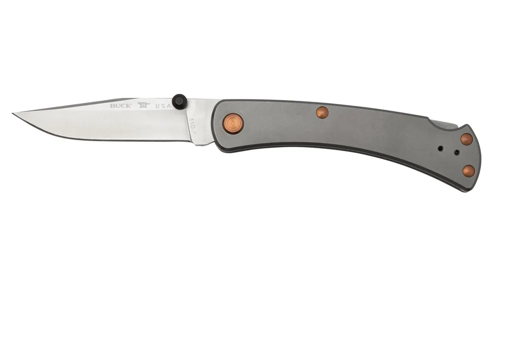 Buck 110 slim pro TRX Titanium, 0110GYSLE1 Limited, couteau de poche