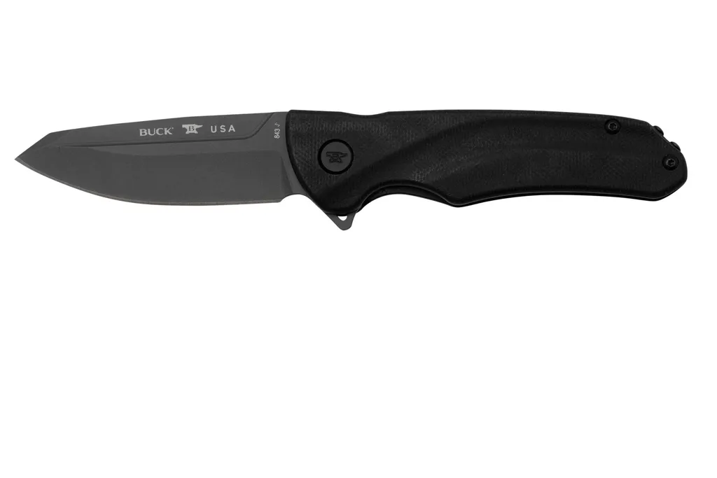 Buck Sprint Ops 0843BKS Black Canvas Micarta, couteau de poche