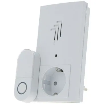 Carillon sans fil set plug pass 38 mélodies 80DB 100M blanc - CEEZAM