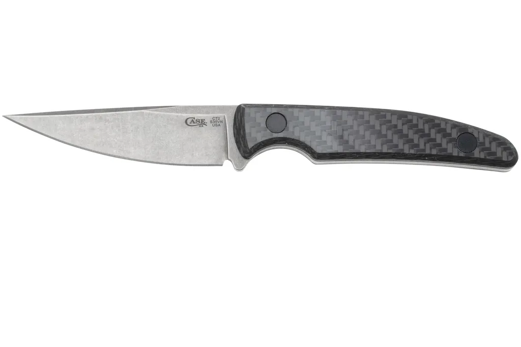 Case Hunter CT2, 76936 Stonewashed S35VN Black Carbon, couteau de chasse