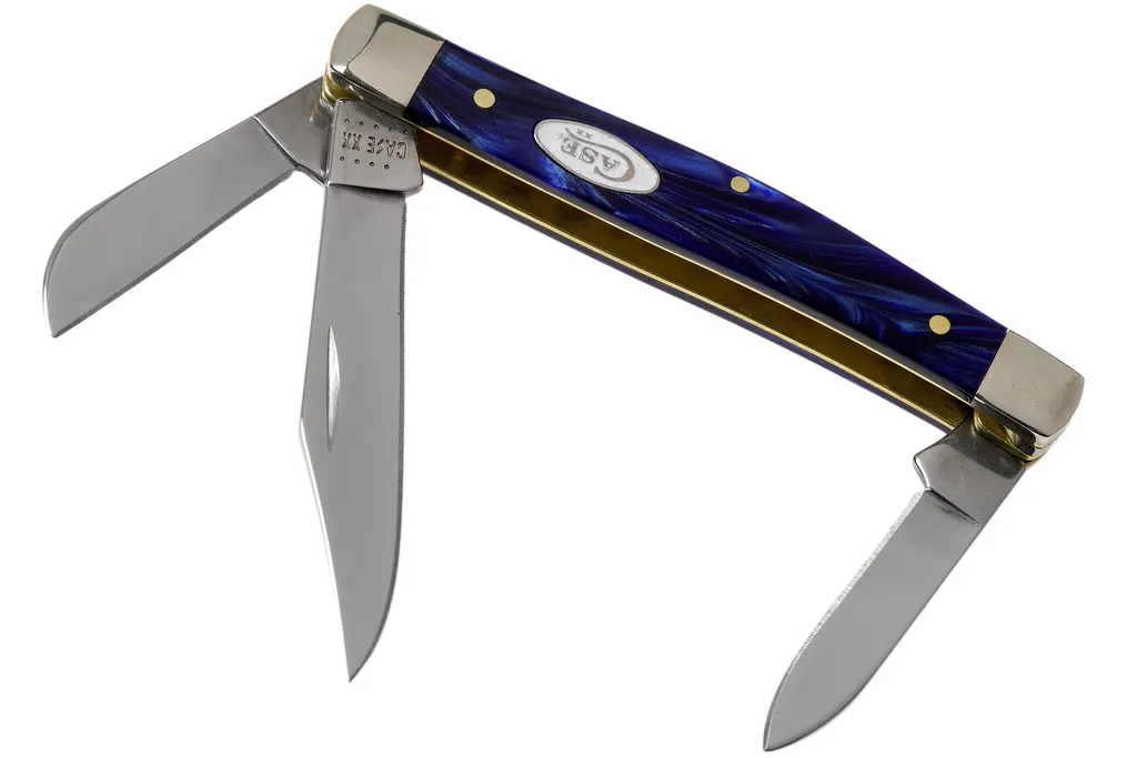 Case Medium Stockman Blue Pearl Kirinite, 23442, 10344 SS couteau de poche