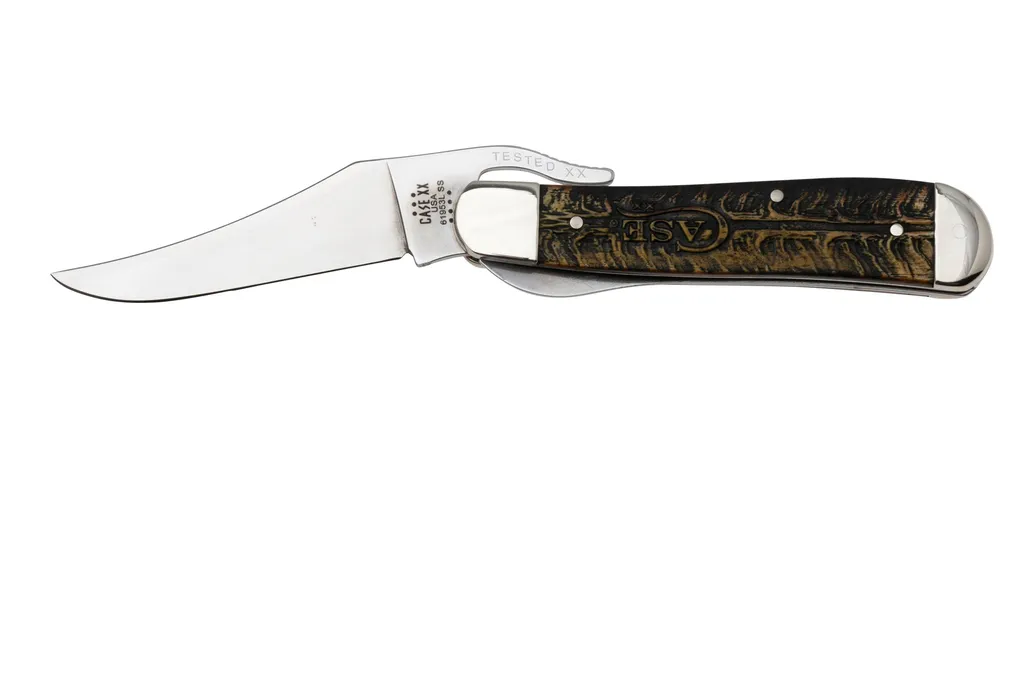 Case Russlock 81803 Golden Pinecone Embellished Natural Bone 61953L SS couteau de poche