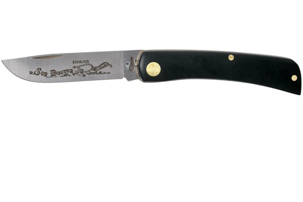 Case Sod Buster Jr. Jet Black Synthetic, 00095, 2137 SS couteau de poche