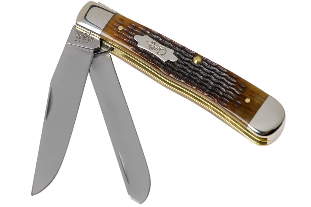 Case Trapper Antique Bone, Rogers Corn Cob Jig, 52832, 6254 SS couteau de poche