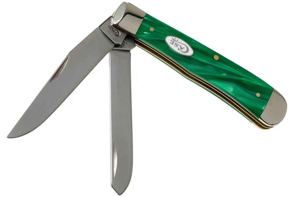 Case Trapper SparXX Green Pearl Kirinite Smooth, 27370, 10254 SS couteau de poche