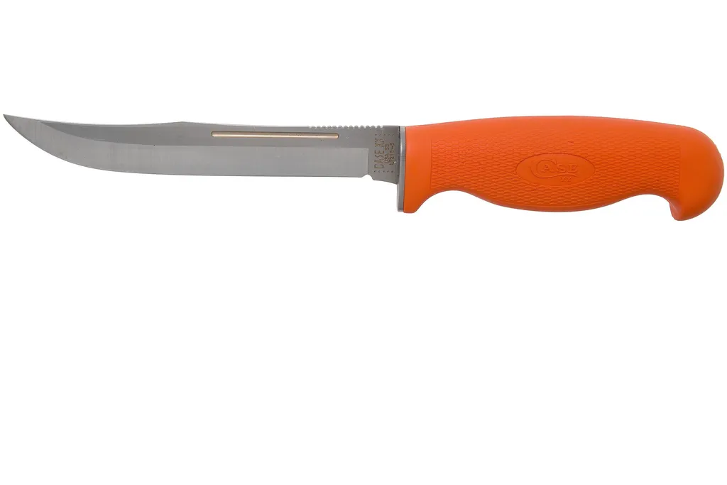Case Utility Hunter, Orange Hunters, Textured Synthetic, 18501, LT216-5 SS couteau fixe