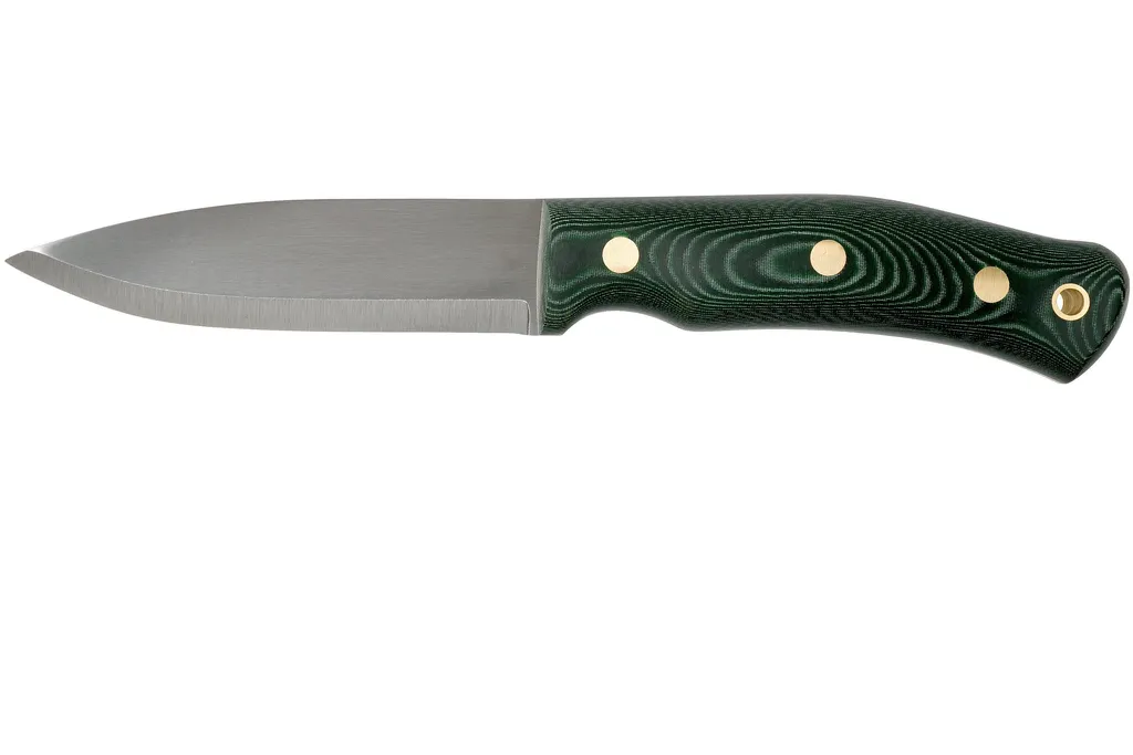 Casström No. 10 Swedish Forest Knife Green Micarta, 14C28N Scandi Grind 13127 avec firesteel