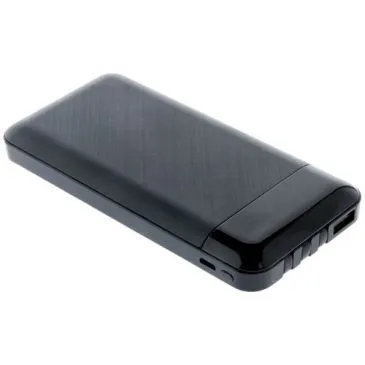 Chargeur Powerbank compact 10000 mAh noir - ZENITECH