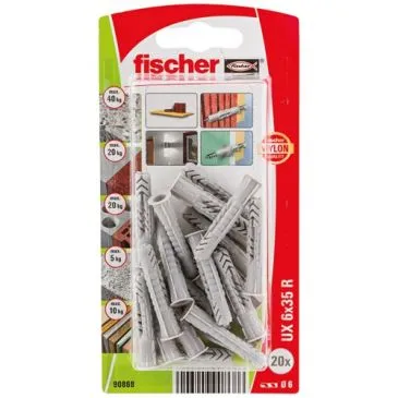 Cheville multimat ux 6x35 r blister x20 - FISCHER