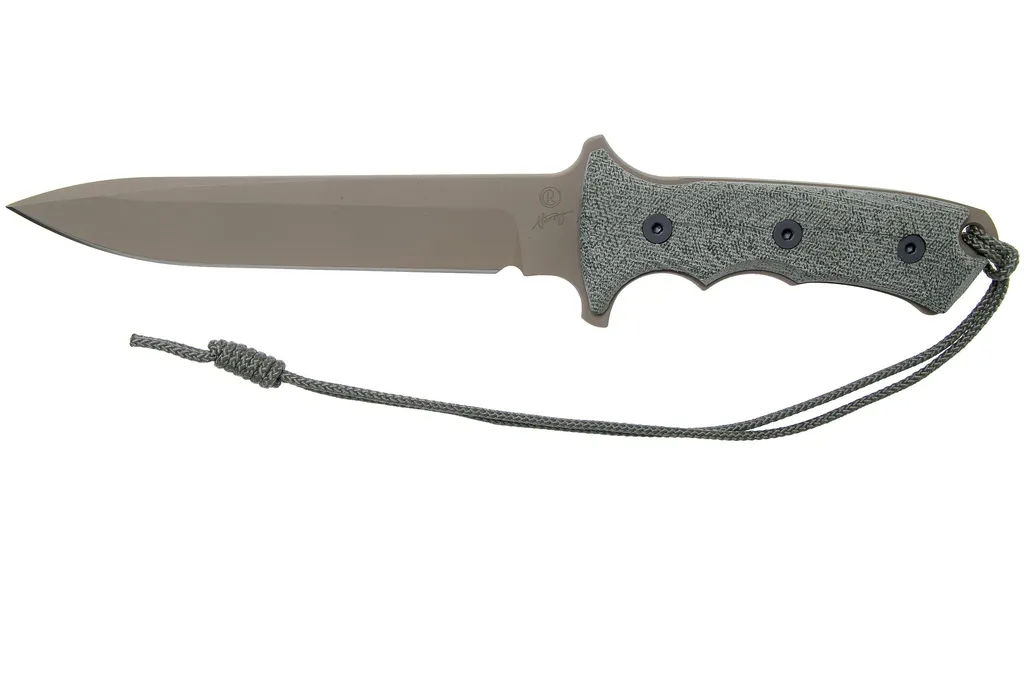 Chris Reeve Green Beret 7 inch Flat Dark Earth GB7-1002 couteau de survie, non-dentelé