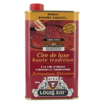 Cire liquide 500 ml chêne foncé - LOUIS XIII