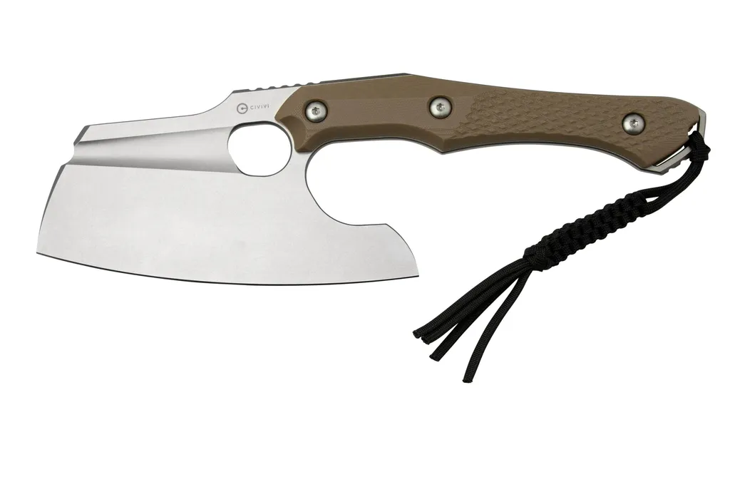 Civivi Aratra C21041-3 Stonewashed D2 Tan G10, couteau de survie