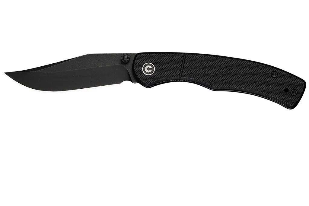 Civivi Clingman C23065-1 Black Stonewashed Nitro-V Black G10, couteau de poche, Taylor Martin design