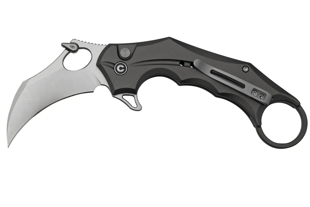 Civivi Incisor II  C16016B-3 Gray Aluminium, Satin Hawkbill karambit, couteau de poche