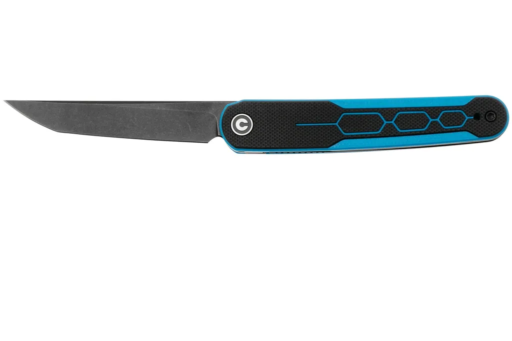 Civivi KwaiQ C23015-3 Blackwashed Nitro-V, Milled Blue Black G10, couteau de poche