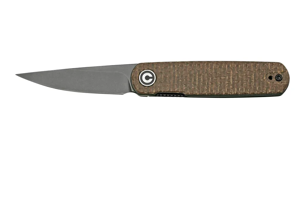 Civivi Lumi C20024-5 Brown Micarta, couteau de poche, Justin Lundquist design