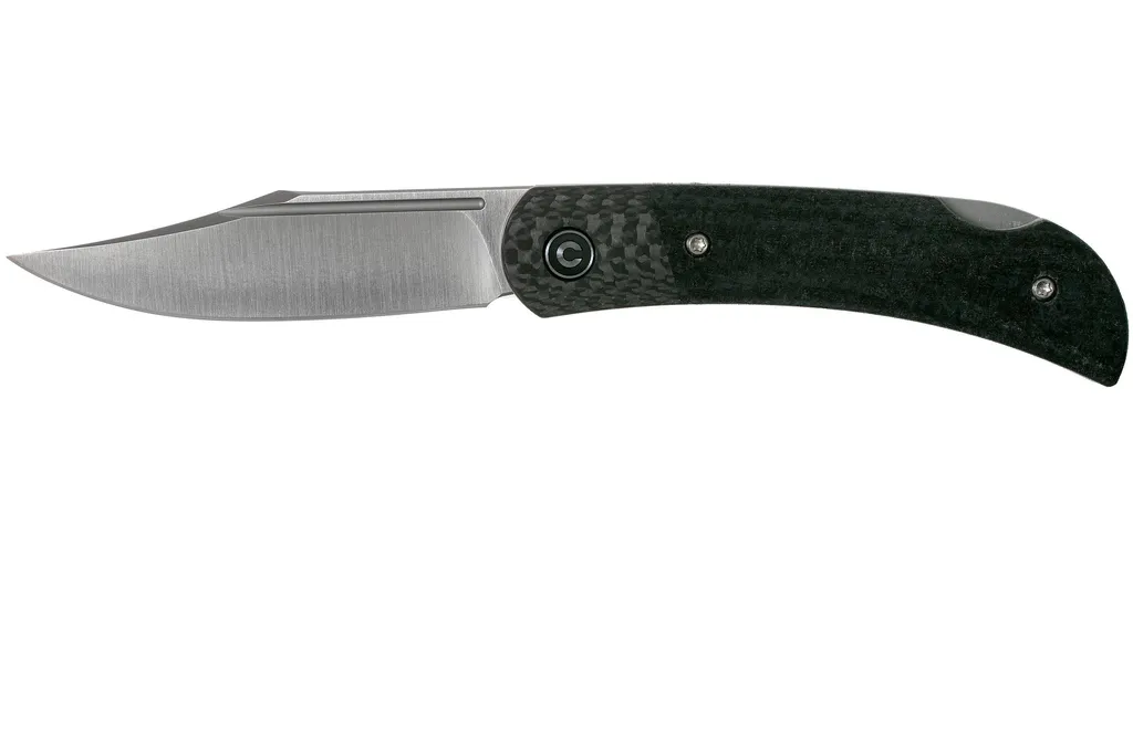 Civivi Rustic Gent C914D Carbonfiber & Black Micarta couteau de gentleman