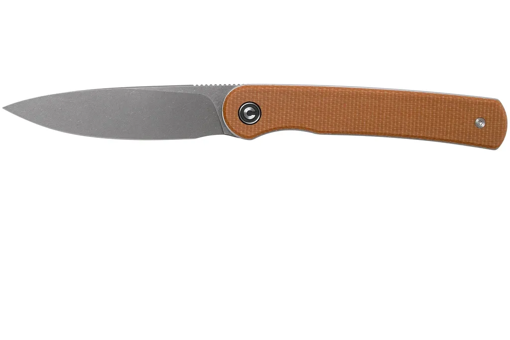 Civivi Stylum C20010B-A Brown Micarta couteau de poche, Ferrum Forge design